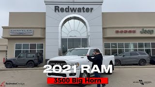 Used 2021 Ram 3500 Big Horn Crew Cab 4x4  Low KMs  Stock  P1699  Redwater Dodge [upl. by Hecklau]