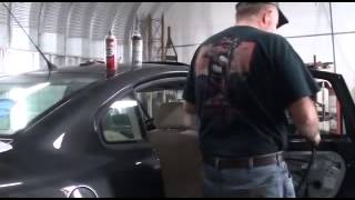 Replaceing the real door glass on a 4 door Passat or Audi [upl. by Aneala579]