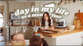 homemaking sourdough baking toy rotation  Day in the Life of a Mom of 4 [upl. by Rojas]