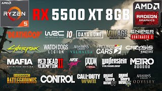 RX 5500 XT 8GB Test in 30 Games in 2021 [upl. by Hoebart975]