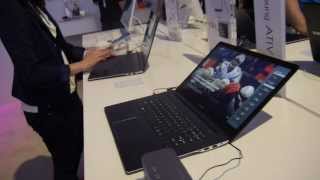 Samsung Ativ Book 9 156 Zoll im Hands On Deutsch [upl. by Hazaki]