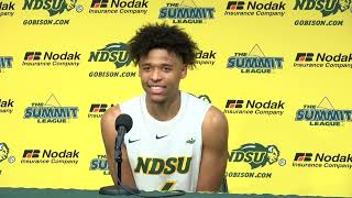 NDSU Mens Basketball Postgame Press Conference  October 23 2024 [upl. by Ynolem68]