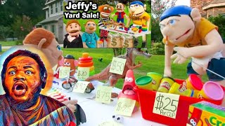 SML Movie Jeffys Yard Sale REACTION sml jeffy supermariologan 😂🤑 [upl. by Neicul]