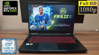 FIFA 22 PC Gameplay i5 9300H amp RTX 2060 [upl. by Alain]