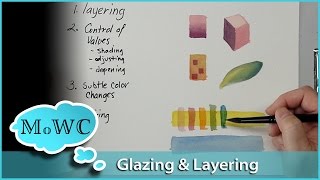 Watercolor Glazing and Layering Basics [upl. by Quintin]