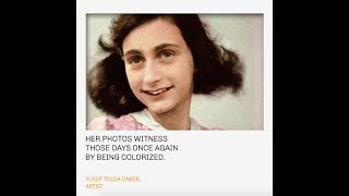 A voice from the past Anne Frank colorized [upl. by Jarrell]