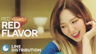 RED VELVET  Red Flavor Line Distribution [upl. by Assirok253]