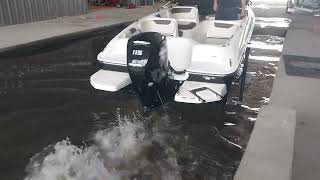 2022 Bayliner Element E18 Mercury 115 4Stroke Start Up [upl. by Ellac]