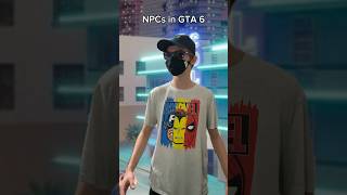 NPCs in GTA 5 vs GTA 6 gta6funny gta6 grandtheftauto memes [upl. by Anihtyc975]