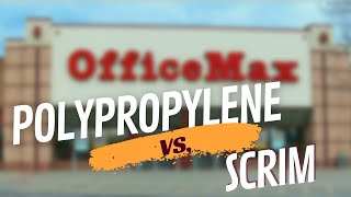 Polypropylene Vs Scrim [upl. by Christianna140]