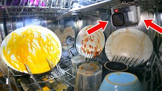 I Put A Camera Inside A Dishwasher This Happened [upl. by Hilarius]