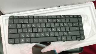 HP LAPTOP COMPAQ CQ58 REPLACE KEYBOARD [upl. by Willet]