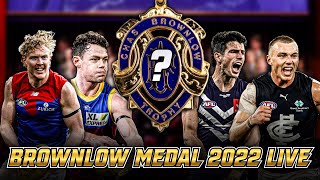 2022 AFL Brownlow Medal Live Stream Watch Along [upl. by Negrom]