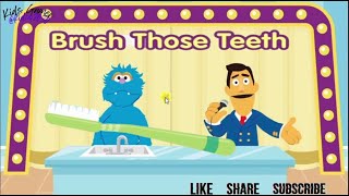 Brush Those Teeth  Sesame Street  Preschool Games elmos wonderful world [upl. by Hsenid]