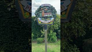 Great Plumstead Village Sign youtubeshorts village villagelife summer summertime uk [upl. by Yenor7]