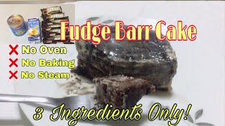 Fudge Barr cake  No Oven Cake  Budget recipe [upl. by Amirak]