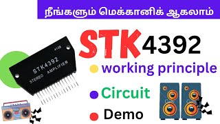 DO IT YOURSELF STK 4392 IC WORKING PRINCIPLES WITH CIRCUIT DIAGRAM AND PRACTICAL DEMONSTRATIONS [upl. by Stanislaw]