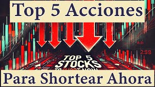 Top 5 Acciones para Shortear en Este Mercado Volátil [upl. by Eittak]