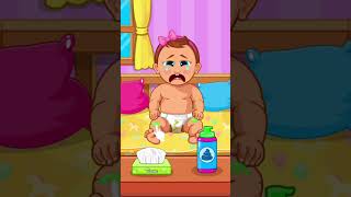 BABY CARE DRESSUP GAME FANNY VIDEO game baby [upl. by Ailegave198]