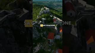 Twierdza na wzgórzu🇭🇷👍🏻 widokizdrona dronevideo youtubeshort chorwacja croatia zamki [upl. by Quick]