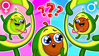 Mommy is Pregnant ✨ Avocado Baby Pretends to be Pregnant  Funny Stories for Kids🥑 [upl. by Carolynn]