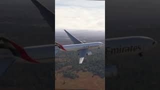 Emirates Boeing 777 Makes Historic Landing at Tiny Gladstone Airport shorts [upl. by Ase]