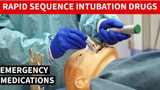 Rapid Sequence Intubation Drugs RSI Emergency medications [upl. by Geer]