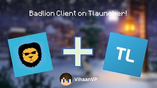 How to get Badlion Client on Tlauncher  VihaanVP [upl. by Nyllij]