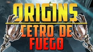 Black Ops 2 Origins Tutorial  ¡Como construir y mejorar el Cetro de Fuego Guía Completa [upl. by Notyap]