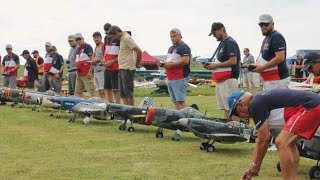 axonaise display team et 9 warbird RC [upl. by Ailed]