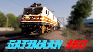 GATIMAAN EXPRESS AT HIGH SPEED 160 KMPH TRAIN [upl. by Cully]