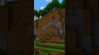 Como hacer una cuevicasa casa cueva en Minecraft 🏠✨ minecraft [upl. by Arraic853]