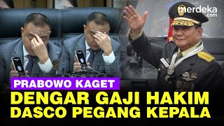 Pengakuan Prabowo Terkagetkaget Dengar Gaji Hakim Tak Naik 12 Tahun Dasco Pegang Kepala [upl. by Nazario]