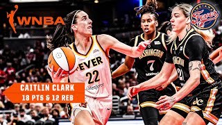 HIGHLIGHTS from Caitlin Clarks doubledouble in Fevers win over the Mystics  WNBA on ESPN [upl. by Schluter]