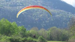 Belice Cuorgnè TO paragliding atterraggio Pierandrea Patrucco BIPO 13 APR 2024 [upl. by Bernete644]