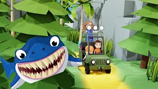 Were going on a shark hunt  Preschool Songs for Circle Time [upl. by Hike]