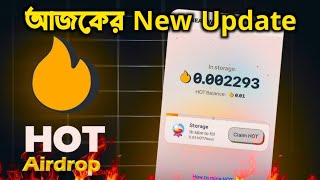 Hot Wallet Mining New important update [upl. by Etnoel]