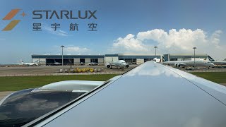 Starlux A330900 taking off from Hong Kong HKG [upl. by Gauthier]