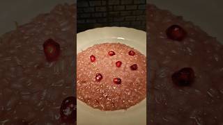 Risotto con melograno veloce risotto riso pomegranate italianfood cooking cookingchannel [upl. by Asirb]