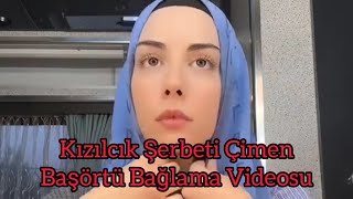 Kızılcık Şerbeti Çimen Başörtü Bağlama Videosu [upl. by Jodi]