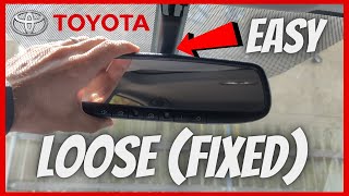 How to Fix Loose Rear View Mirror [upl. by Odette]