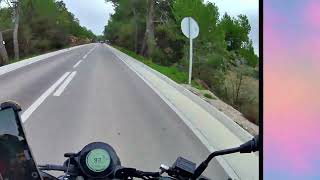 QJMOTOR SRV125 ReusSanta Coloma de QueralMonestir de Poblet [upl. by Seaton]