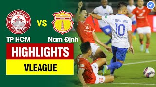 Highlights TP HCM vs Nam Định  Đối mặt liên tiếp bị bỏ lỡ [upl. by Havelock]