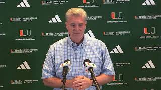 Florida Week Mario Cristobal Weekly Press Conference  82624 [upl. by Warfield823]