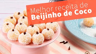 COMO FAZER BEIJINHO DE COCO  receita super fácil e DELICIOSA [upl. by Eitten305]