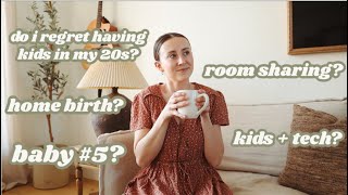 More Kids Room Sharing Regrets Home Birth amp More  QampA [upl. by Aciretal]