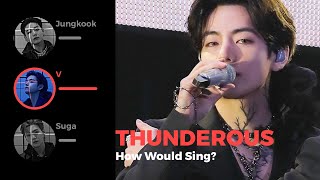 How Would Bts Sing Thunderous By Stray kids  Line Distribution [upl. by Bettzel563]