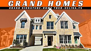 Grand Homes  Wellspring Estates  Grand Signature Plan  Home Tour  Celina TX [upl. by Tireb]