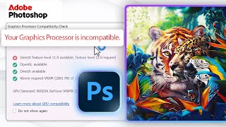 Photoshop Your Graphics Processor is incompatible [upl. by Seagraves]