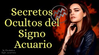 Secretos Ocultos del Signo Acuario ♒︎ quotTE SORPRENDERÁSquot [upl. by Kamillah708]